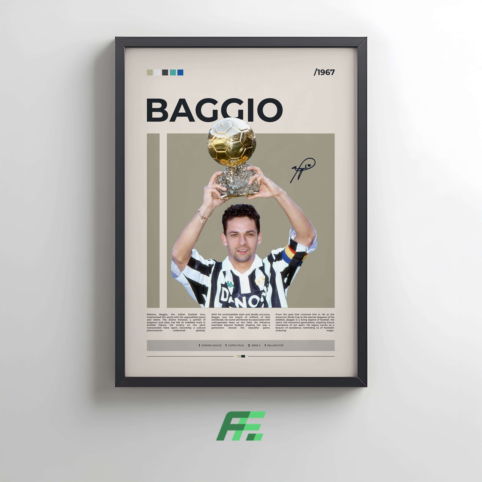 Roberto Baggio Juventus Golden Ball