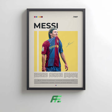Lionel Messi Barcellona Vintage