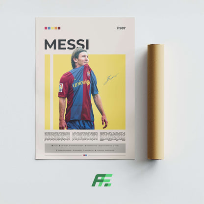 Lionel Messi Barcellona Vintage